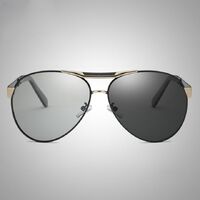 Очки металлические фотохромные с защитой от синего света 2802-GT