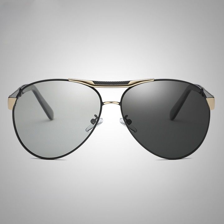 Очки металлические фотохромные с защитой от синего света 2802-GT