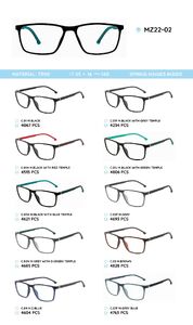 TR-90 plastic frames for glasses, with spring hinges MZ22-02
