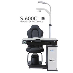 Ophthalmologist workstation, combined table + chair S-600C, tabletop 980*480 mm