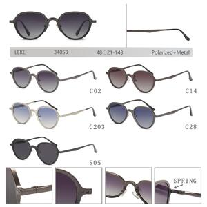 Polarized metal sunglasses for women Leke LK34053