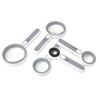 Лупа с универсальной подсветкой, увеличительное стекло с ручкой 7518C-XX, диаметр 75 мм, увеличение: 5Х, 12X