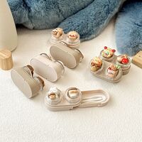 Mini soft contact lens kit retractable W-CT50樱桃小熊