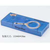 Magnifier, magnifying glass with a handle with a dragon pattern 金-龙60-XX, diameter: 47 mm, magnification: 8X