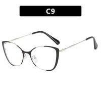 Metal glasses with blue light protection for women 8808-0177-8304-PN