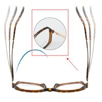 TR90 plastic frame or glasses with blue light protection, with spring hinges FA87138