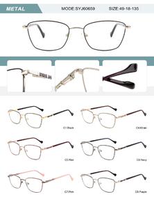 Metal frame for women with spring hinges SYJ60659-DA