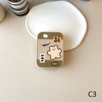 Kit for soft contact lenses XY5059棕色线条熊