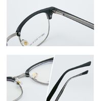 Combined frame (metal + TR90) or glasses with blue light protection, with spring hinges FA87131