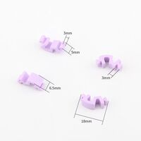 Elastic temple hinge for children's frames, length 18 mm (price per pair)