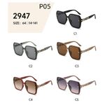 Polarized metal + TR90 sunglasses P05KY 2947