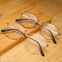 Очки металлические с защитой от синего света 9635-GT