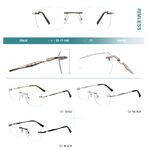 Оправа металлическая безободковая Big City 25630