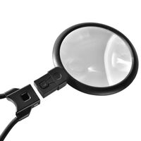 Tabletop magnifying glass with backlight and neck suspension Q88挂脖式-XX, magnification: 5X, 15Х