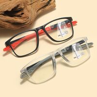 Очки пластиковые для чтения, мультифокусные с защитой Blue ray cut, диоптрии от +1.00 до +4.00, РМЦ=62-64, KY520多焦点