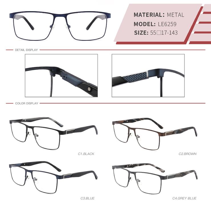 Оправа металлическая LE6259-DA