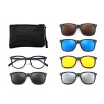 El Dorado frames with polarized sunshades set (clip-on) on magnet 2329 (5 pieces) 