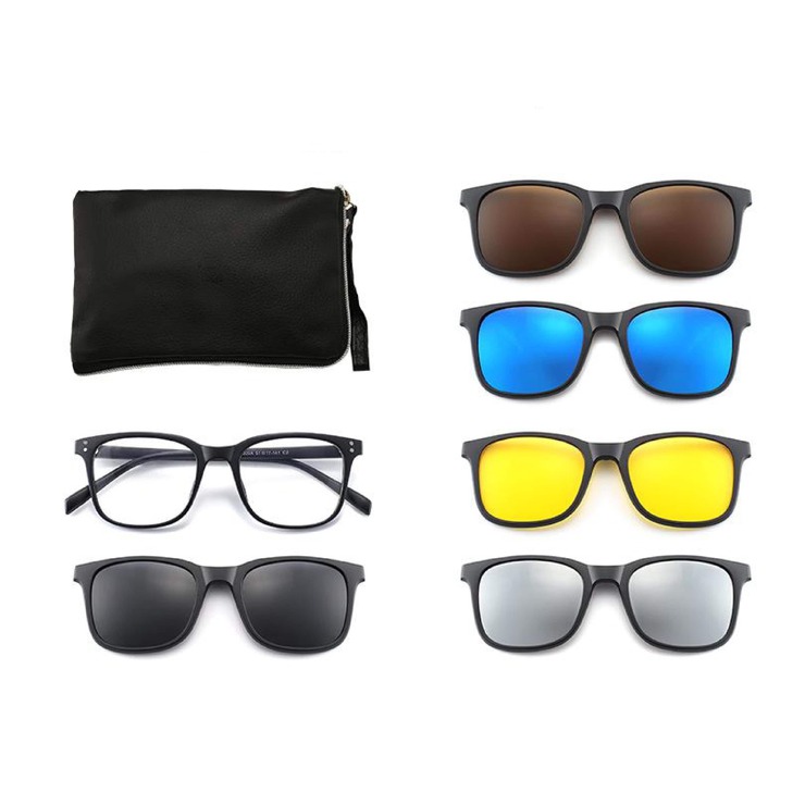 El Dorado frames with polarized sunshades set (clip-on) on magnet 2329 (5 pieces) 