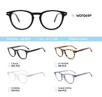 Plastic frames for glasses acetate material WD1069P
