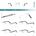 Оправа металлическая безободковая с флексом Big City 25615