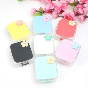 Набор для контактных линз складной с зеркалом и пинцетом 98255