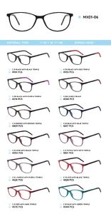 TR-90 plastic frames for glasses MX01-06