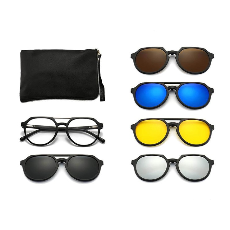El Dorado frames with polarized sunshades set (clip-on) on magnet 2337 (5 pieces) 