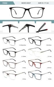 Plastic TR90 frame for men with spring hinges A5037-DA