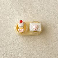 Mini soft contact lens kit retractable W-CT45草莓兔花