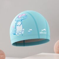 Polyvinylchloride waterproof swimming cap for kids 172-YU