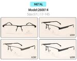 Nylor metal eyeglasses frame for men with spring hinges 260014 (item in stock)