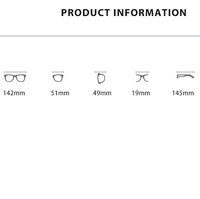 Металлические очки с защитой от синего света Blue Block FENQI F01244