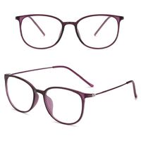 Очки из материала TR90 для близорукости, с защитой Blue ray cut, диоптрии от 0.00 до -6.00, РМЦ=62-64, KY872-3防蓝光