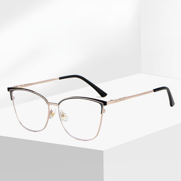 Combined frame (metal + TR90) with Blue Ray Cut protection lenses MAMO F93059