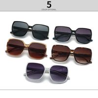 Пластиковые + металл солнцезащитные очки с квадратными линзами Elit 9176-EL