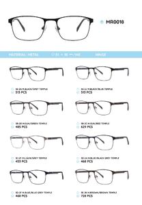 Металлическая оправа с дужками из пластика TR-90 MR0018