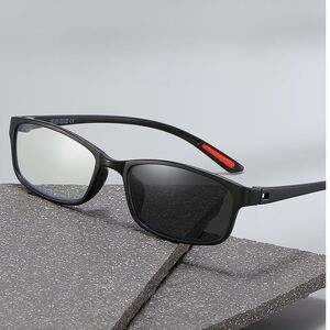Photochromic plastic TR90 glasses for reading with protection Blue Cut, diopters from 0.00 to +4.00, KYTR13017变色老花