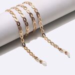 Металлическая нескользящая цепочка золотого цвета, для очков и масок GL1489-1