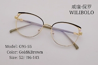 Metal ultrathin frames Wilibolo G95-55