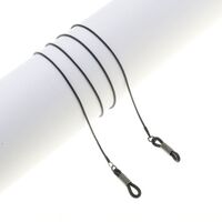 Black-colored metal non-slip chain, for glasses and masks GL857