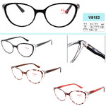 Corrective plastic frame eyeglasses VIZZINI V8182, dioptries +0.75 to +4.00 (0.25 step)