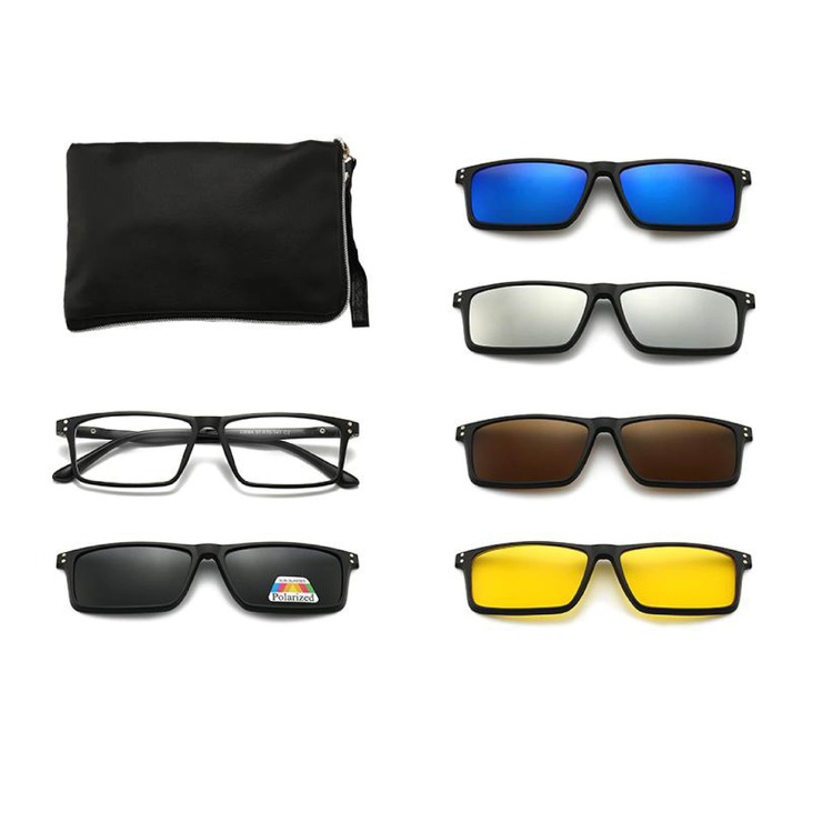El Dorado frames with polarized sunshades set (clip-on) on magnet 2289A (5 pieces) 