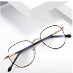 Metal glasses with blue light and UV protection 9641-3-GT