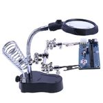 Tabletop multifunctional magnifying glass with backlight 16126-A-XX, magnification: 3,5X, 12X