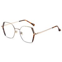 Combined frame (metal + TR90) or glasses with blue light protection, with spring hinges FA87259