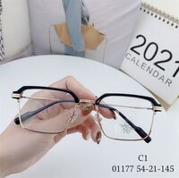 Оправа гибридная, металл + TR90, линзы с Blue Block покрытием SANTA 01177