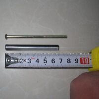 Holder (bracket) for glasses, for nose pads, to insert into glasses stand grooves, 80 mm