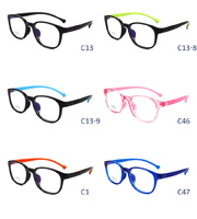 Eyeglasses frames for kids silicone + TR-90 plastic T6005