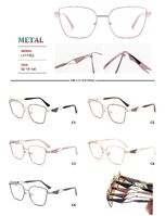 Metal frames for glasses with spring hinges for women Big City LF17002