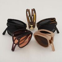 Folding plastic sunglasses with UV protection 2526